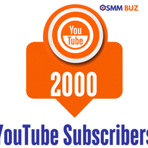 buy 2000 YouTube subscribers