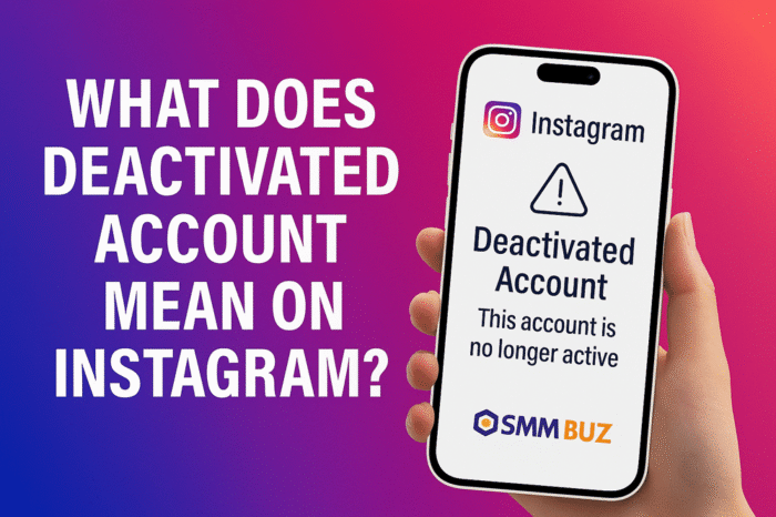 What Does Deactivated Account Mean on Instagram