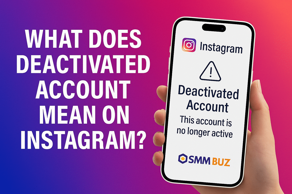 What Does Deactivated Account Mean on Instagram
