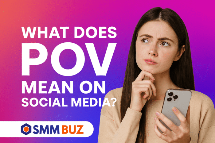 what does pov mean on social media​